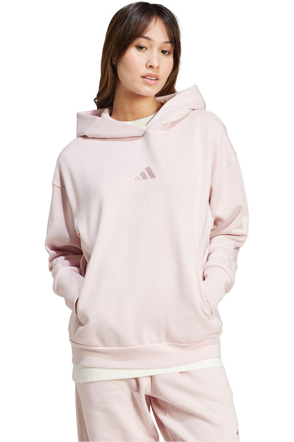 adidas sudadera mujer W ALL SZN BF HD vista frontal