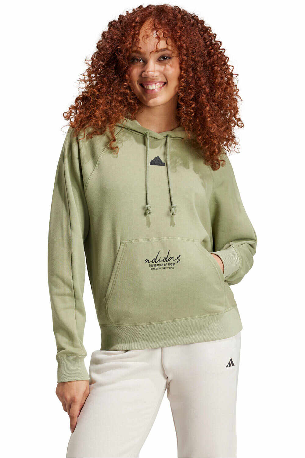 adidas sudadera mujer W BLUV Q3 FT HD vista frontal