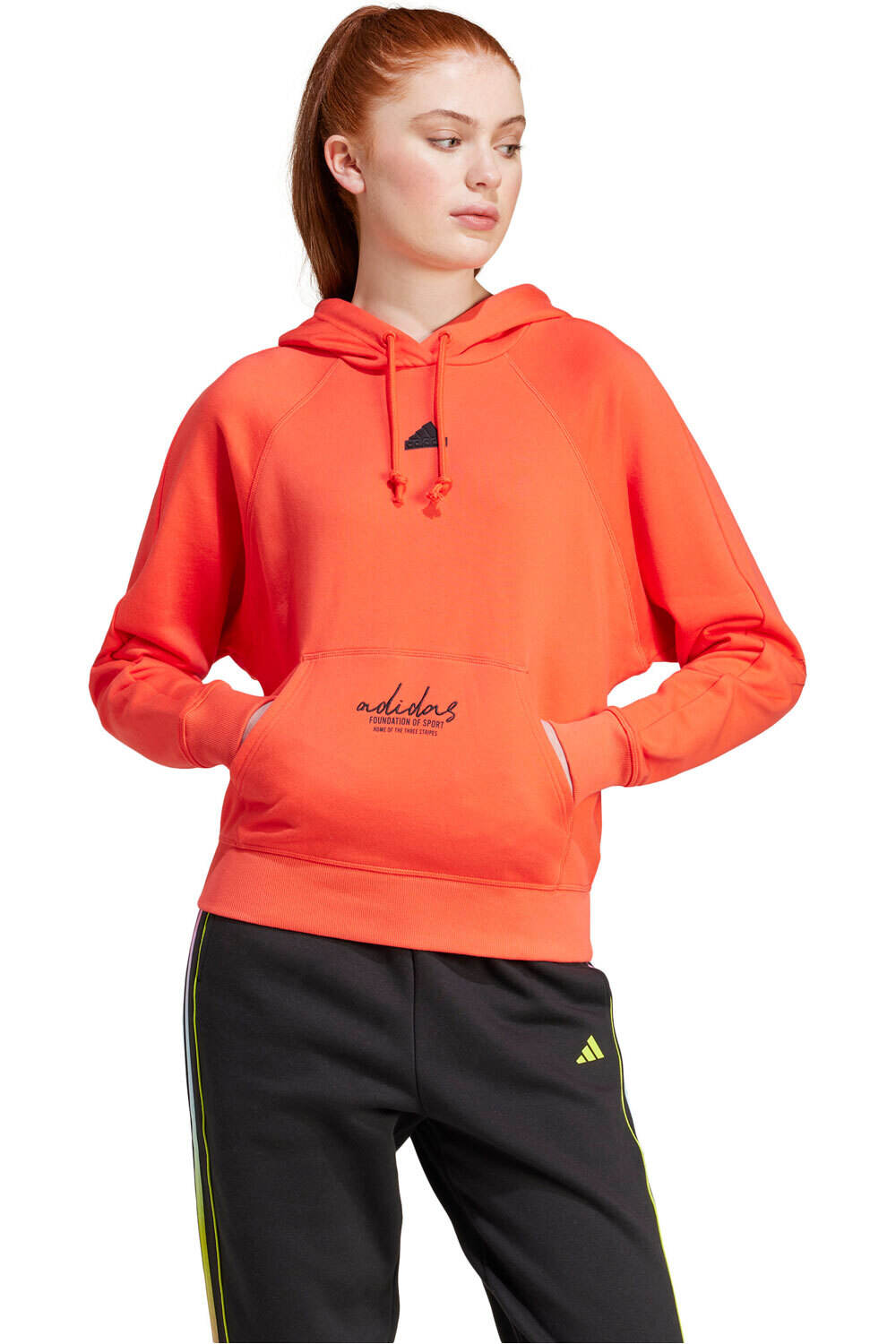 adidas sudadera mujer W BLUV Q3 FT HD vista frontal