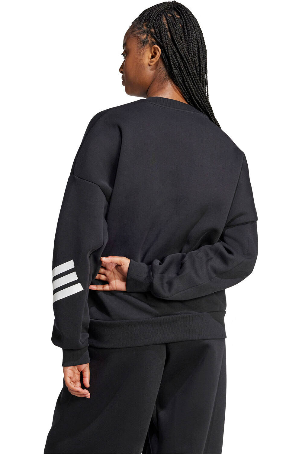 adidas sudadera mujer W FI 3S SWT vista trasera