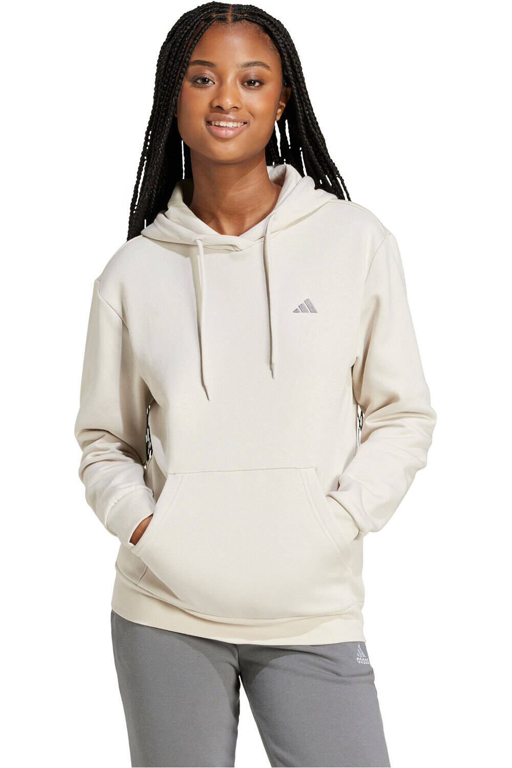 adidas sudadera mujer W SL FC HD vista frontal