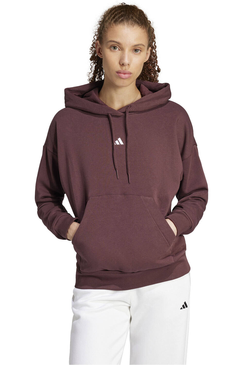 adidas sudadera mujer W SL FC HD vista frontal