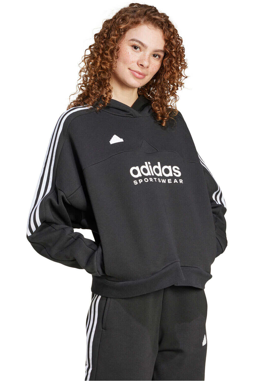 adidas sudadera mujer W TIRO FL HD vista detalle