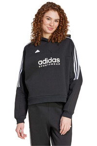 adidas sudadera mujer W TIRO FL HD vista frontal