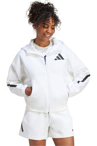 adidas sudadera mujer W Z.N.E. FZ vista detalle