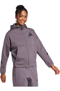 adidas sudadera mujer W Z.N.E. FZ vista detalle