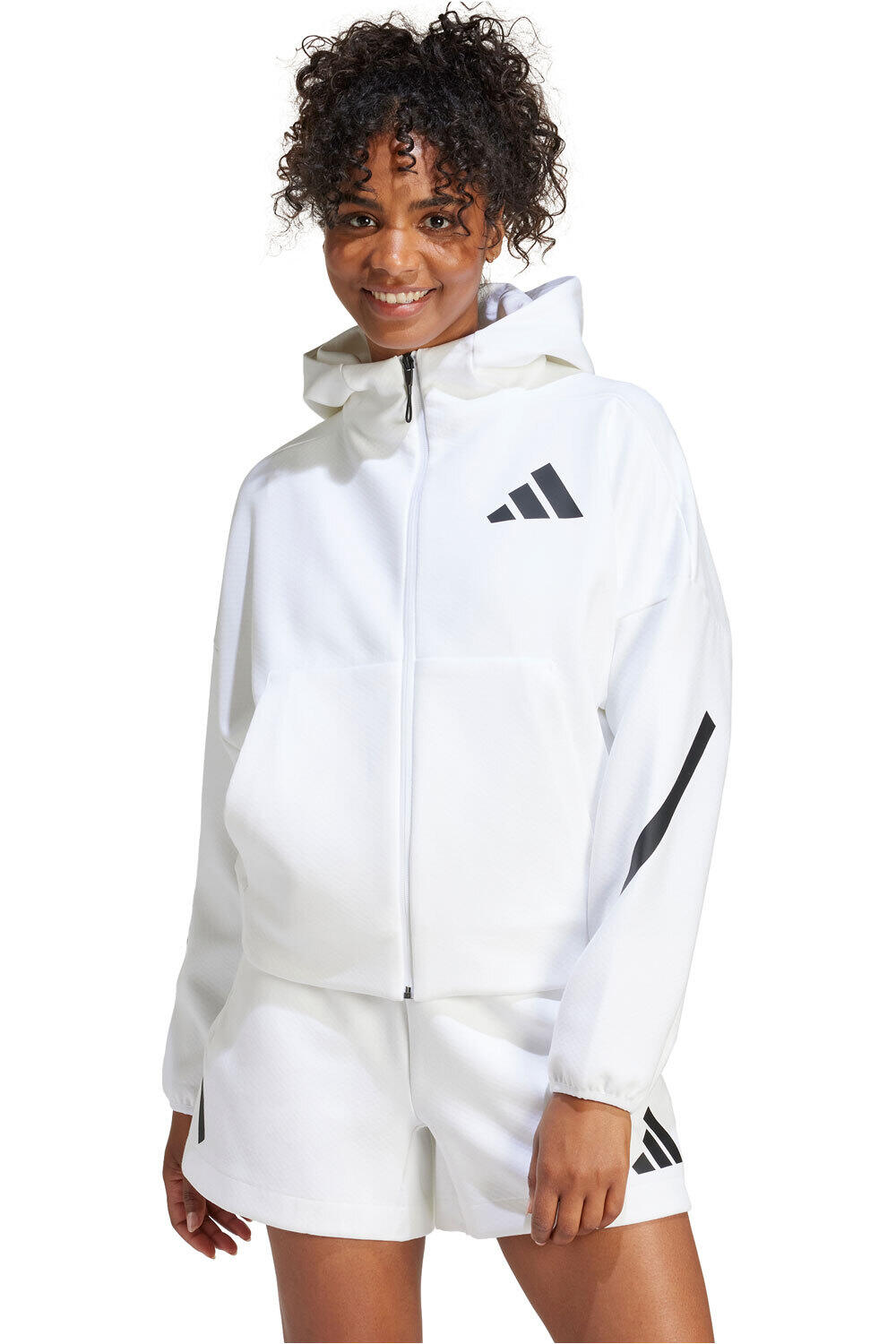 adidas sudadera mujer W Z.N.E. FZ vista frontal