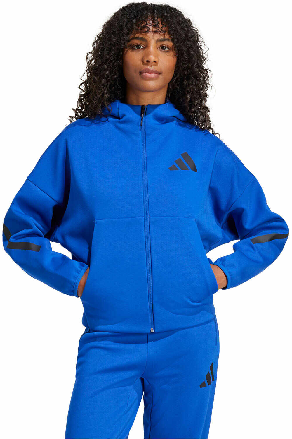 adidas sudadera mujer W Z.N.E. FZ vista frontal