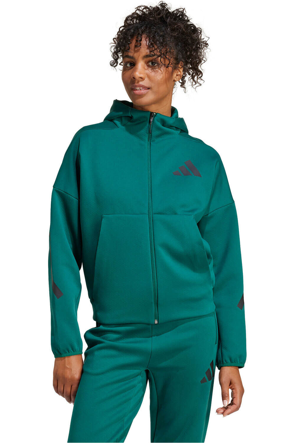 adidas sudadera mujer W Z.N.E. FZ vista frontal