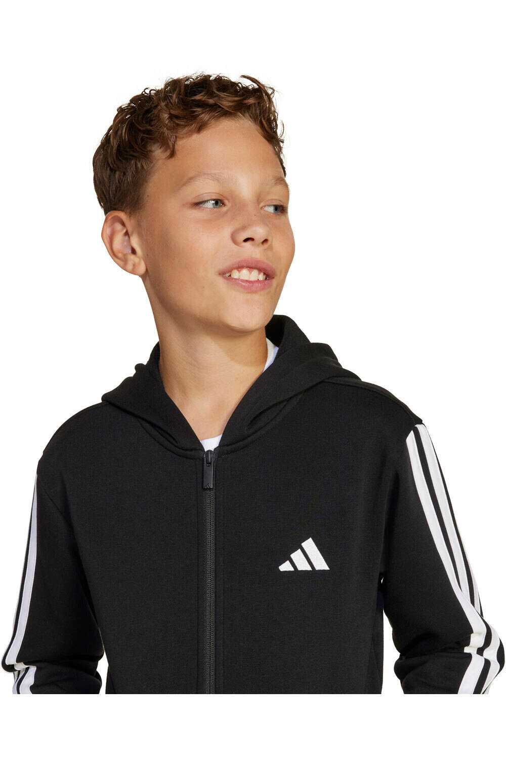 adidas sudadera niño J 3S FL FZ HD 03