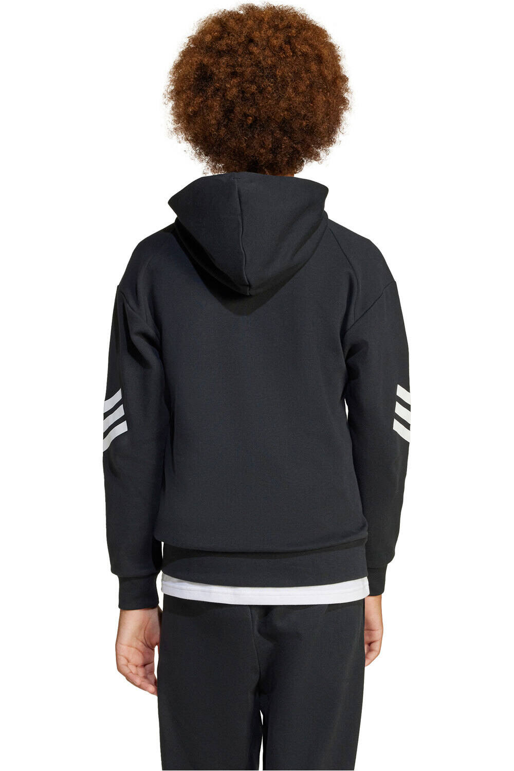 adidas sudadera niño J FI 3S FZ HD vista trasera