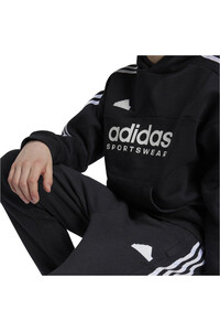 adidas sudadera niño J HOT FL HOODIE vista detalle