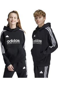 adidas sudadera niño J HOT FL HOODIE vista frontal