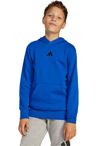 adidas sudadera niño J SL FL HD 225 vista frontal