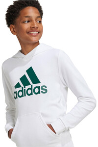 adidas sudadera niño U BL HOODIE vista detalle