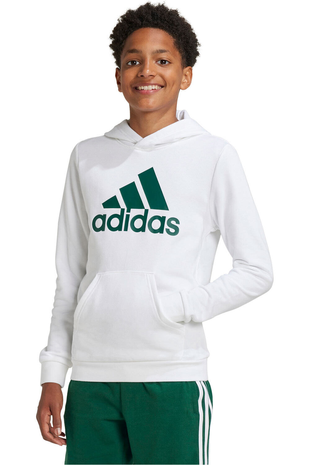 adidas sudadera niño U BL HOODIE vista frontal