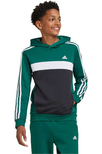 adidas sudadera niño X_J 3S TIB FL HD vista frontal