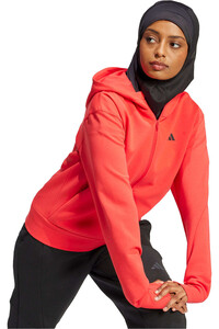 adidas sudaderas deportivas mujer D4T FZ HOODIE vista detalle