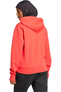 adidas sudaderas deportivas mujer D4T FZ HOODIE vista trasera