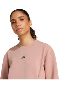 adidas sudaderas deportivas mujer D4T KNIT CREW vista detalle