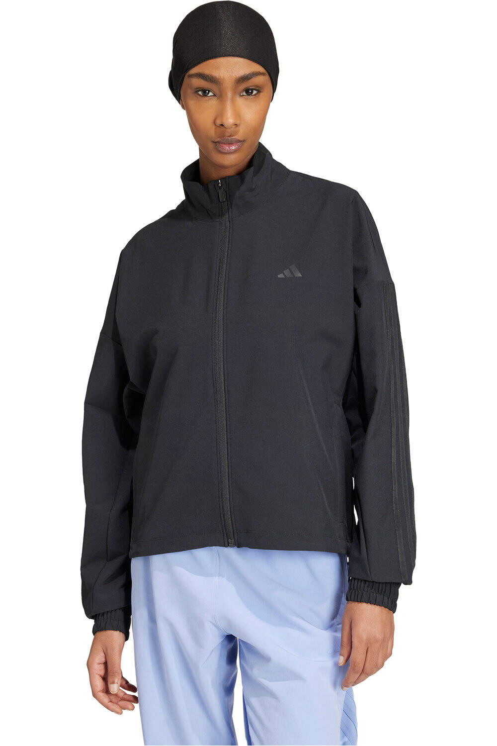 adidas sudaderas deportivas mujer PACER W JACKET vista frontal