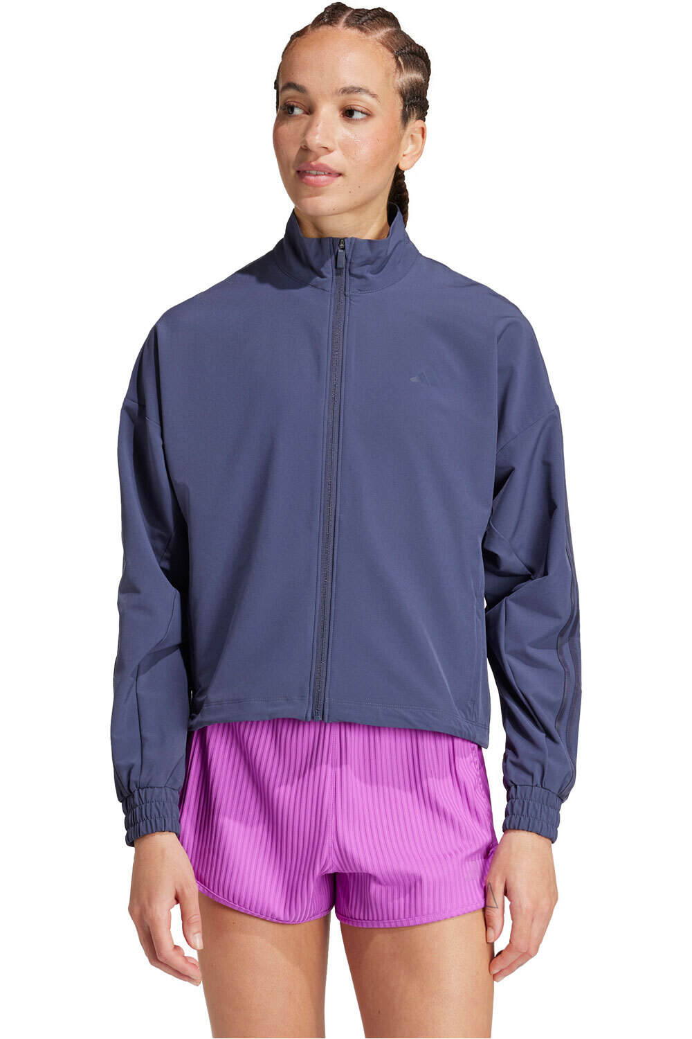 adidas sudaderas deportivas mujer PACER W JACKET vista frontal