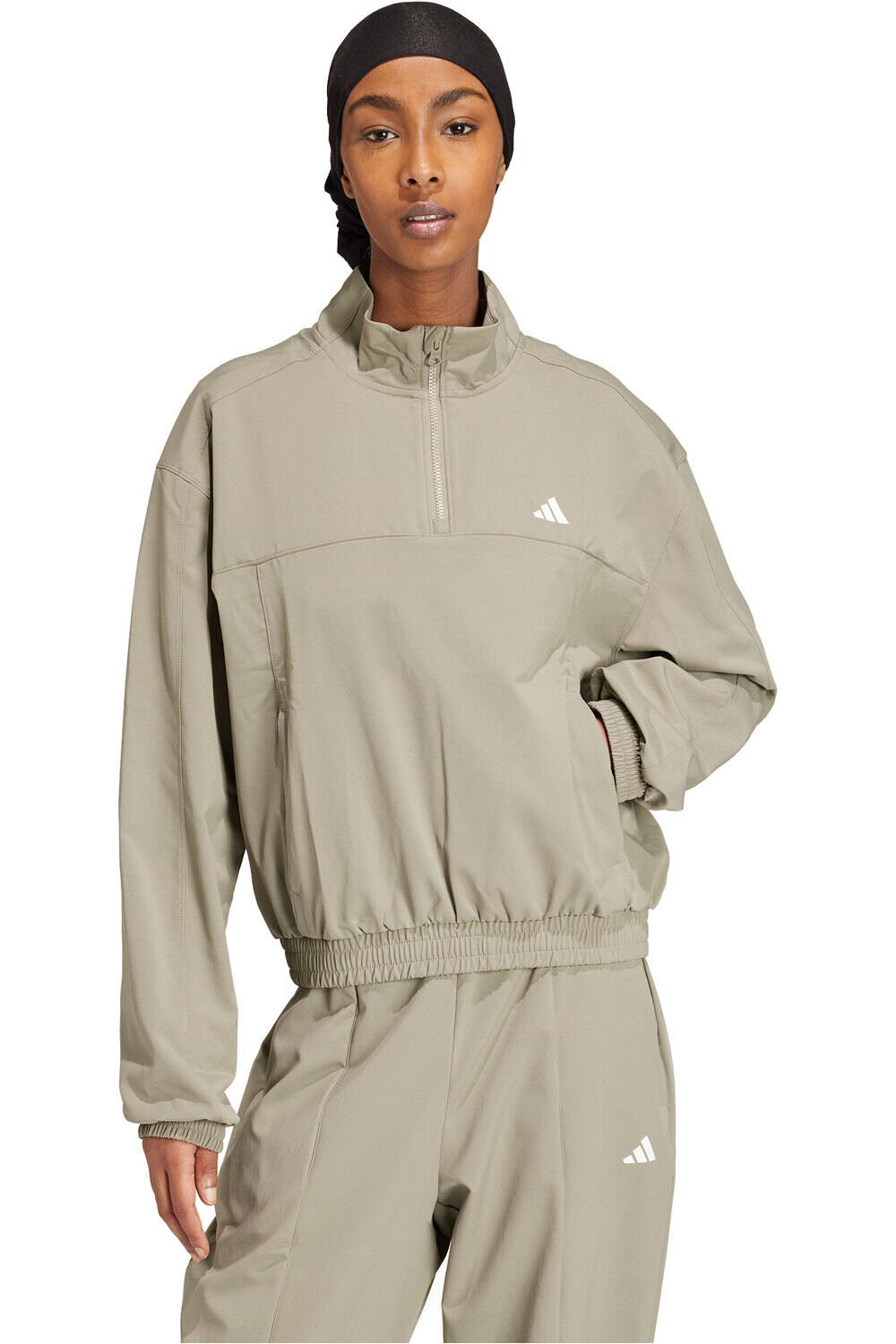 adidas sudaderas deportivas mujer TR-ES MIN 1/4Z vista frontal