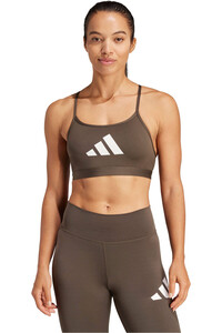 adidas sujetadores deportivos AERCT BL BRA vista frontal