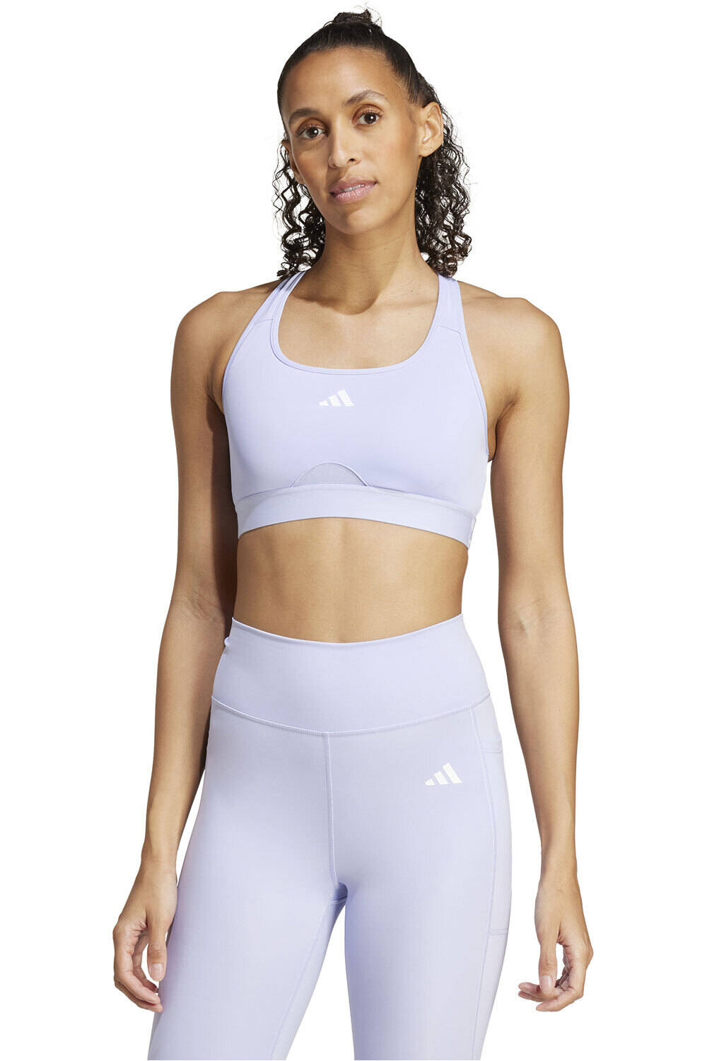 adidas sujetadores deportivos PWRCT BRA vista frontal