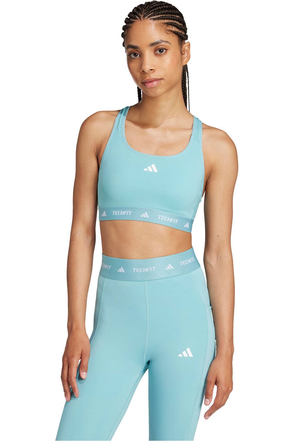 adidas sujetadores deportivos TF MS BRA vista frontal