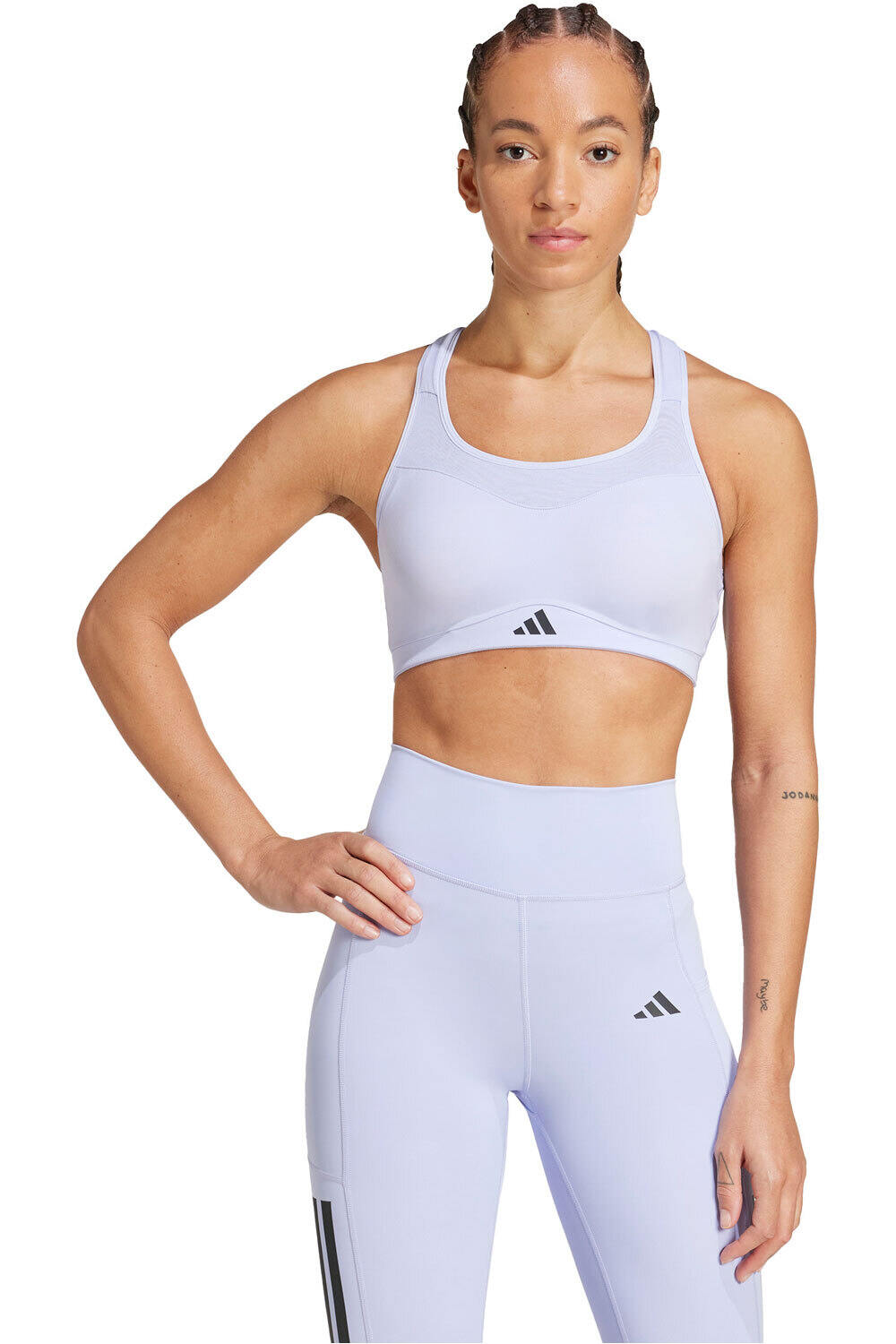 adidas sujetadores deportivos TLRDIM HS BRA vista frontal