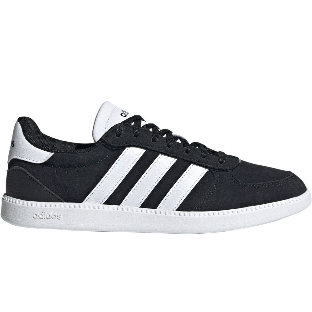 adidas zapatilla moda mujer BREAKNET SLEEK SUEDE lateral exterior