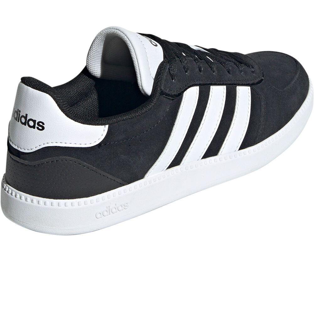 adidas zapatilla moda mujer BREAKNET SLEEK SUEDE vista trasera