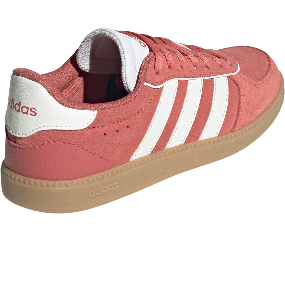 adidas zapatilla moda mujer BREAKNET SLEEK SUEDE vista trasera