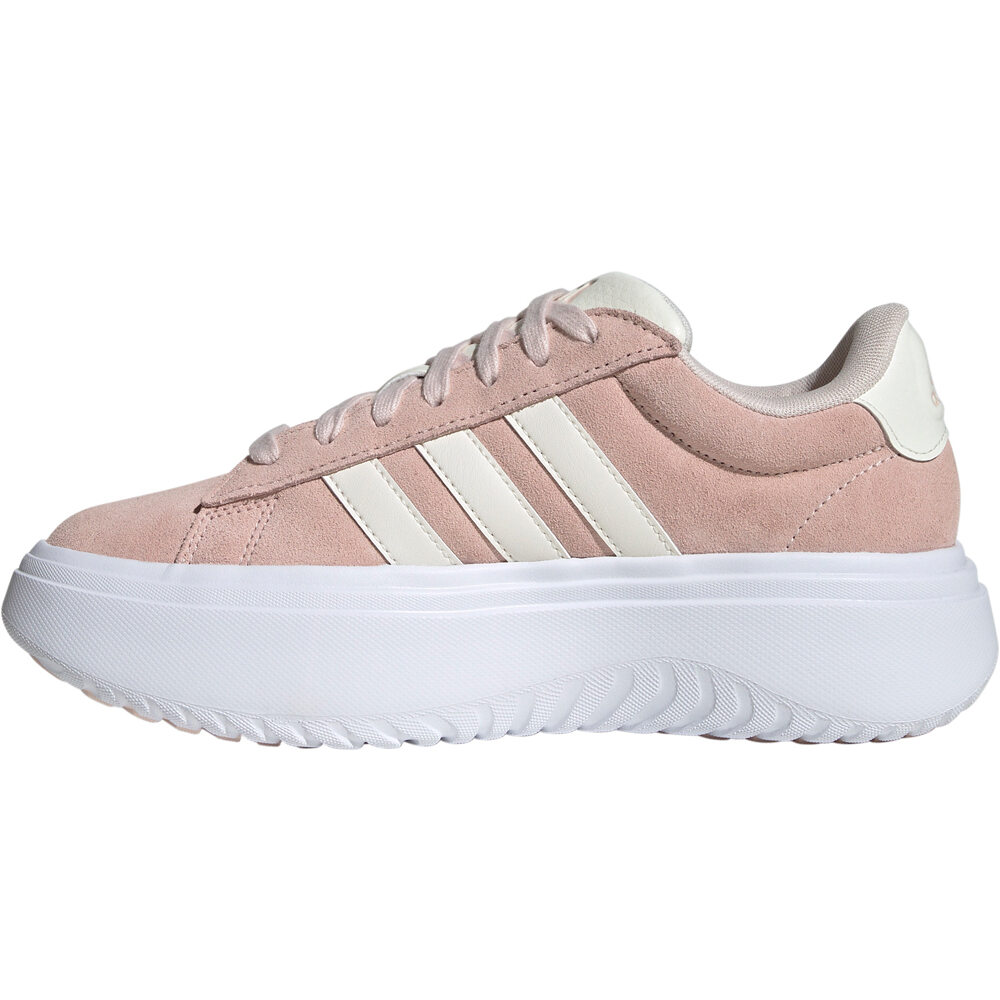 adidas zapatilla moda mujer GRAND COURT PLATFORM SUEDE puntera