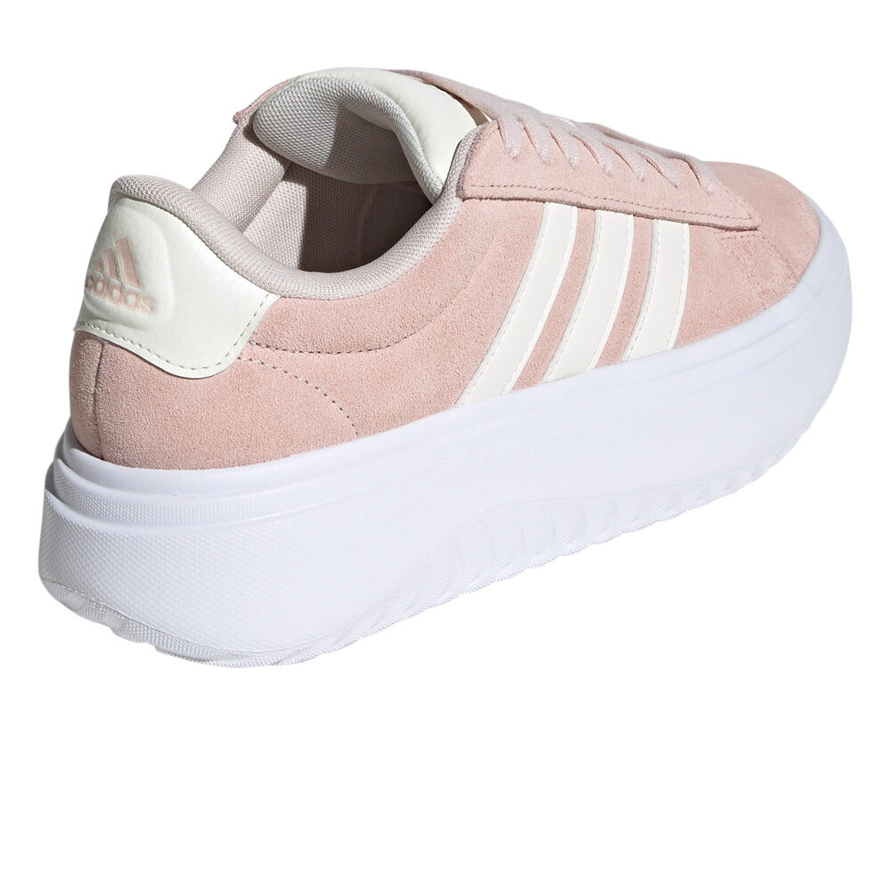 adidas zapatilla moda mujer GRAND COURT PLATFORM SUEDE vista trasera