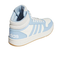 adidas zapatilla moda mujer HOOPS 3.0 MID W vista trasera