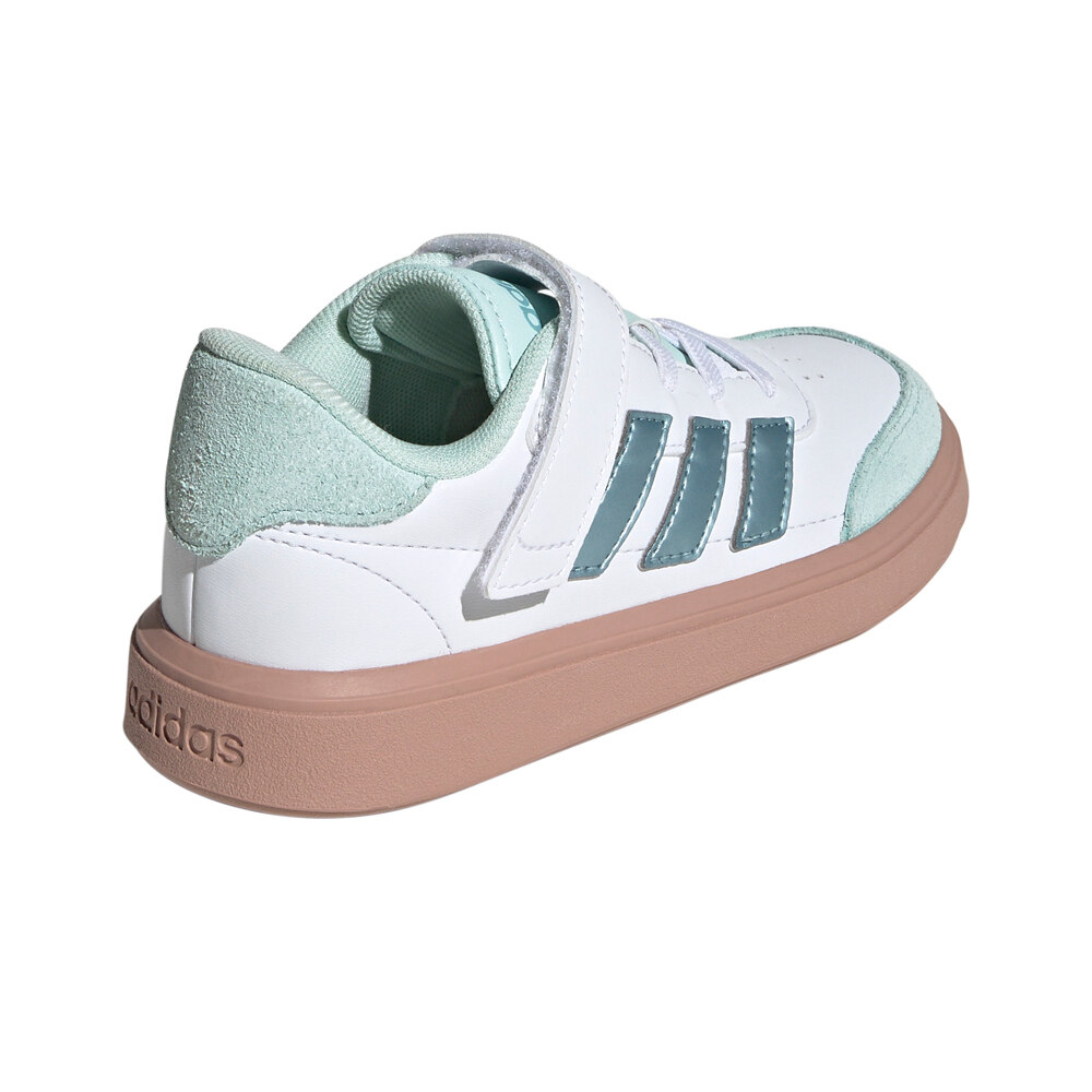 adidas zapatilla moda niño COURTBLOCK EL C vista trasera