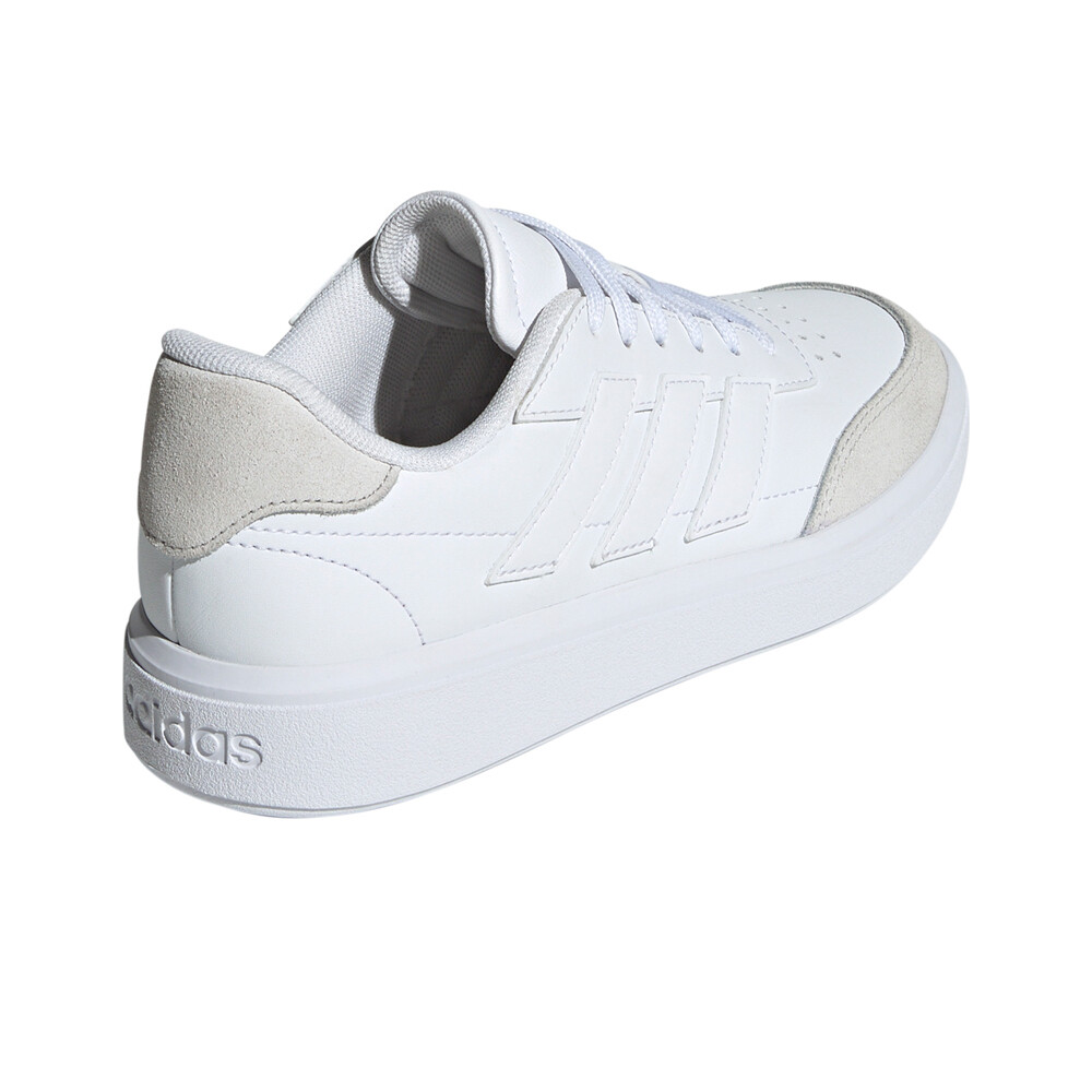 adidas zapatilla moda niño COURTBLOCK J vista trasera