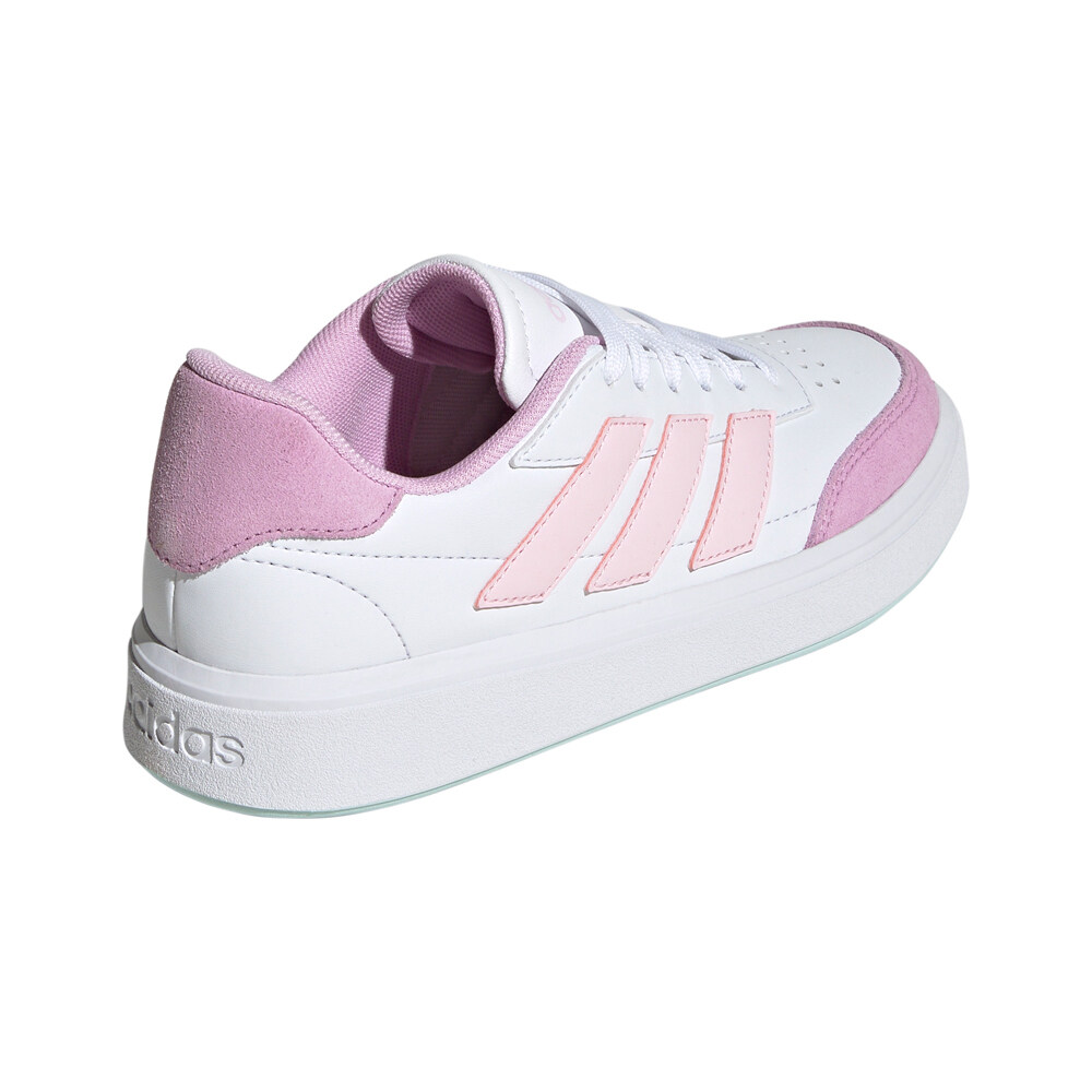 adidas zapatilla moda niño COURTBLOCK J vista trasera