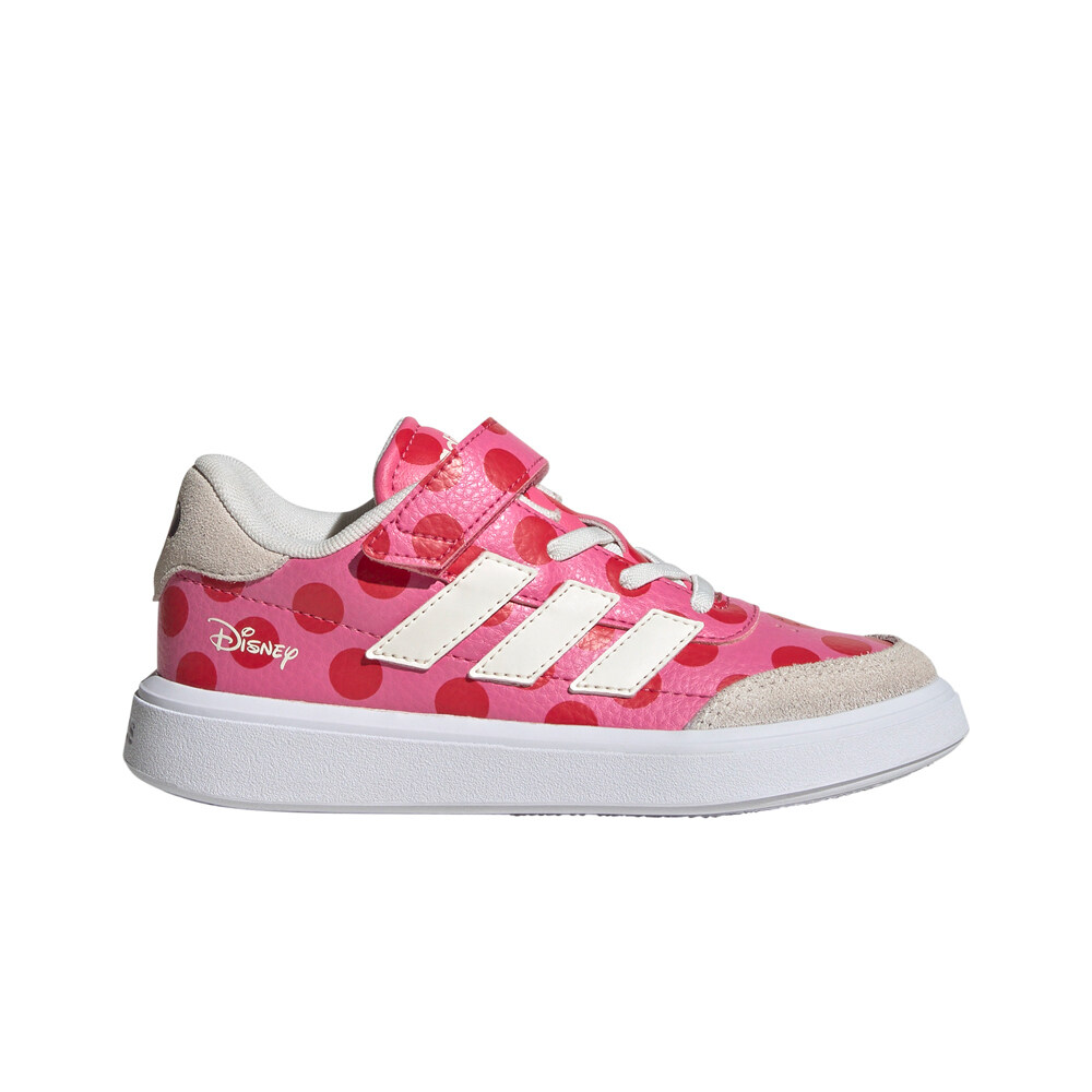 adidas zapatilla moda niño COURTBLOCK MINNIE EL C lateral exterior