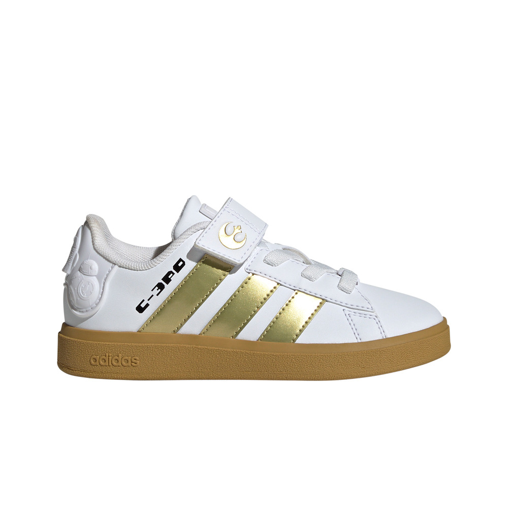 adidas zapatilla moda niño DROIDS Grand Court 2.0 EL C lateral exterior