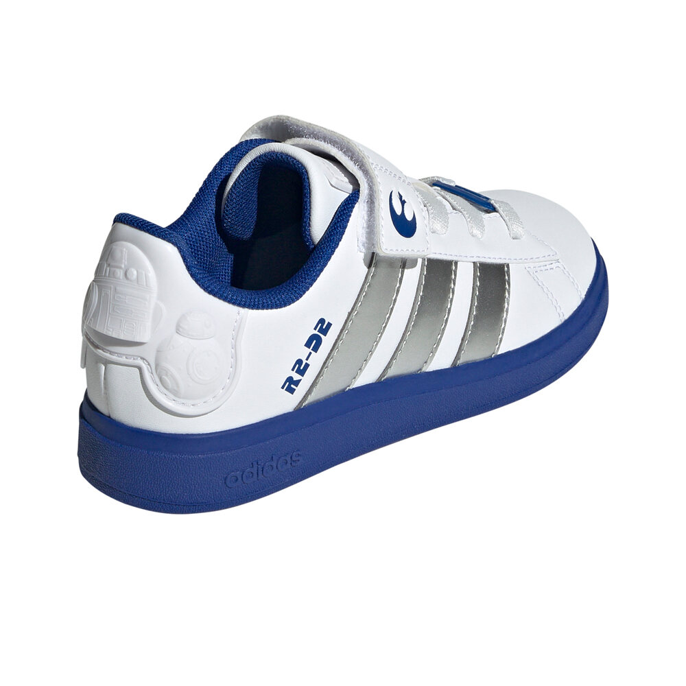 adidas zapatilla moda niño DROIDS Grand Court 2.0 EL C vista trasera