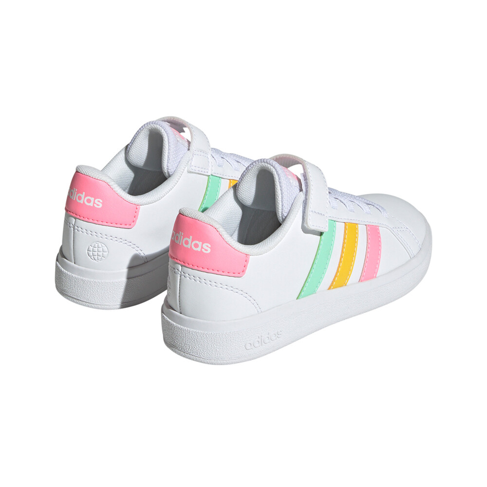 adidas zapatilla moda niño GRAND COURT 2.0 EL K vista trasera