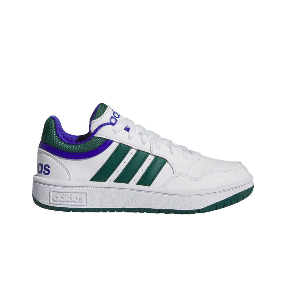 adidas zapatilla moda niño HOOPS 3.0 K lateral exterior