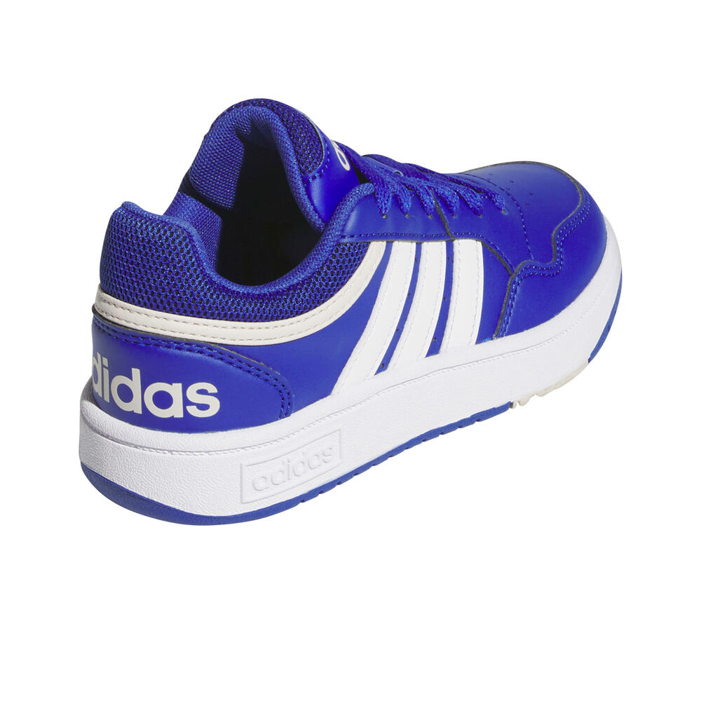 adidas zapatilla moda niño HOOPS 3.0 K vista trasera