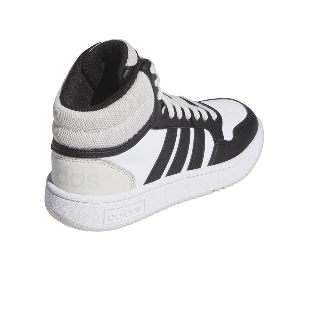 adidas zapatilla moda niño HOOPS 3.0 MID K vista trasera