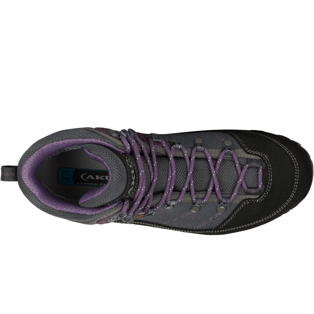 Aku bota montaña cuero mujer TREKKER LITE III WIDE GTX W'S lateral interior