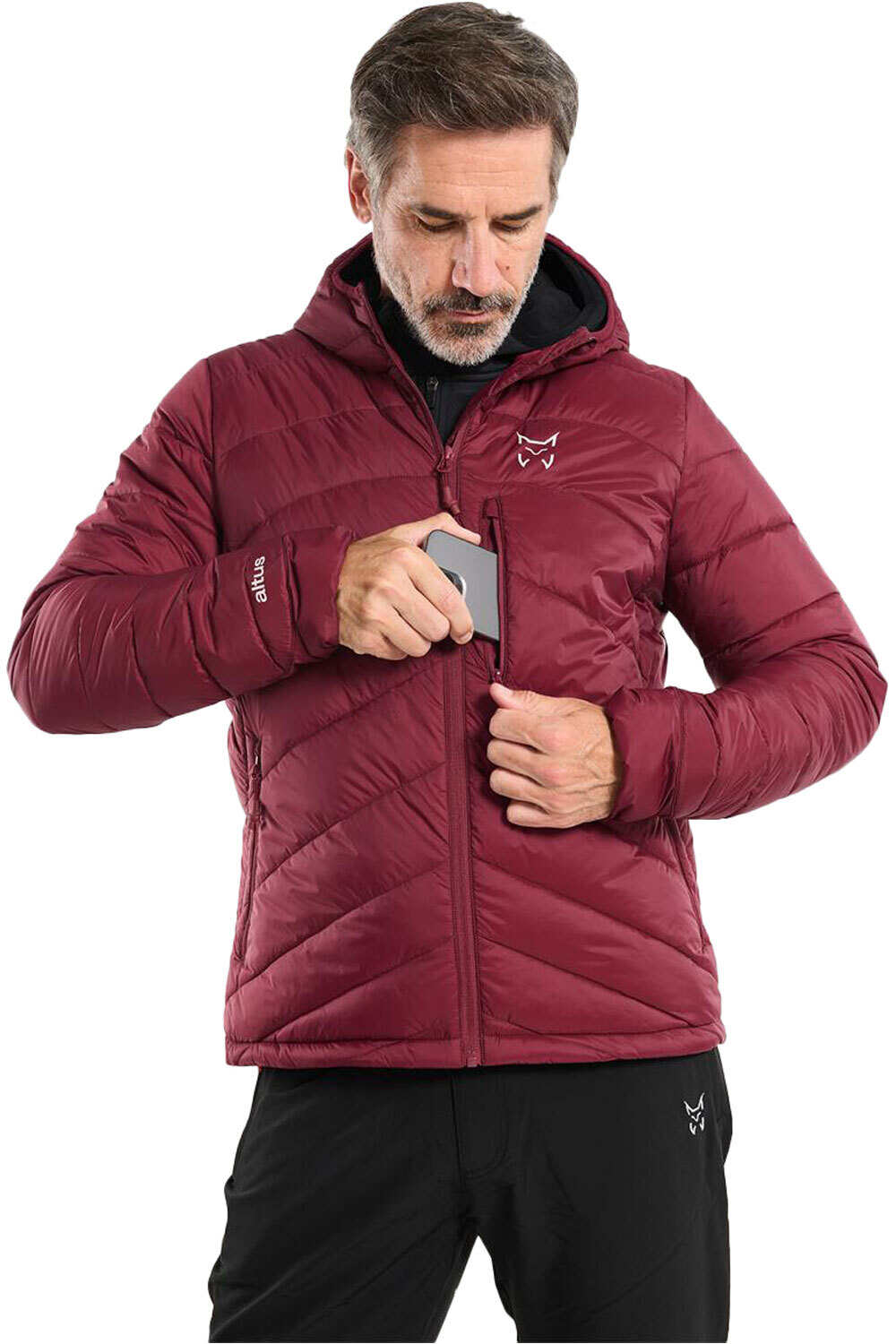 Altus chaqueta outdoor hombre ELBRUS J30 vista frontal