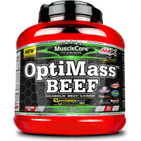 Amix Musclecore Aumento Peso/Gainers OPTIMASS BEEF GAINER 2500 GR Doble-choco vista frontal